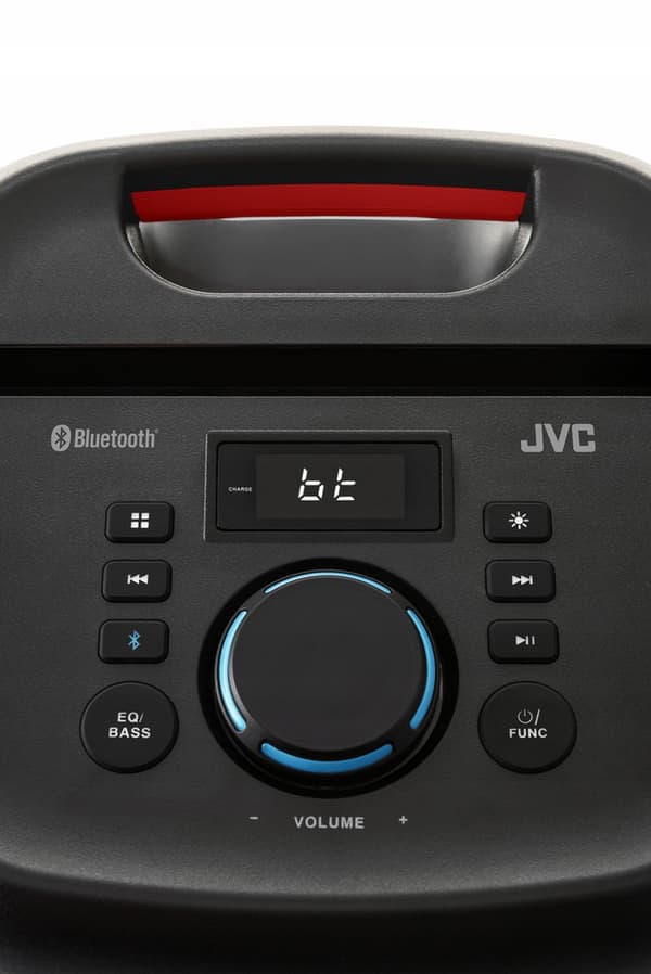 KARAOKE Partyhøjttaler JVC sort TWS / Bluetooth / USB + mikrofon