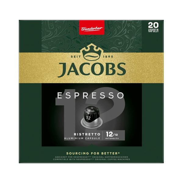 Jacobs Ristretto Espresso 12 kapselia 20 kpl