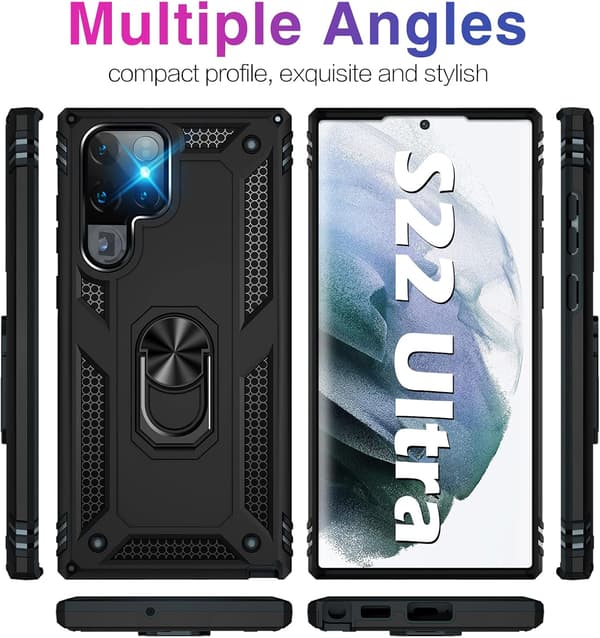 ARMOR ETUI TIL SAMSUNG GALAXY S22 ULTRA SORT