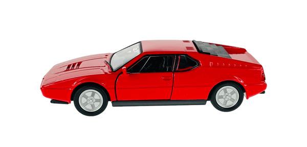 WELLY BMW M1 E26 PUNAINEN 1:34 43780