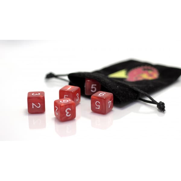 1,6 cm RPG-terning From Hell sekssidede D6-terninger