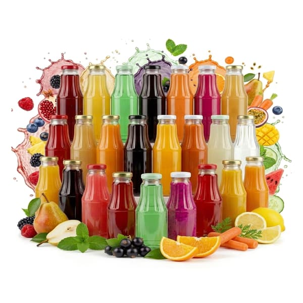 50 kpl hedelmämehupulloja 300 ml + korkki