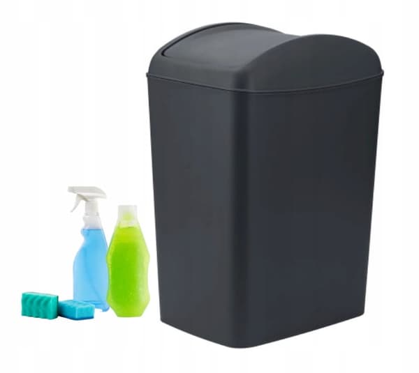 Tippbar soptunna 20l antracit invändig