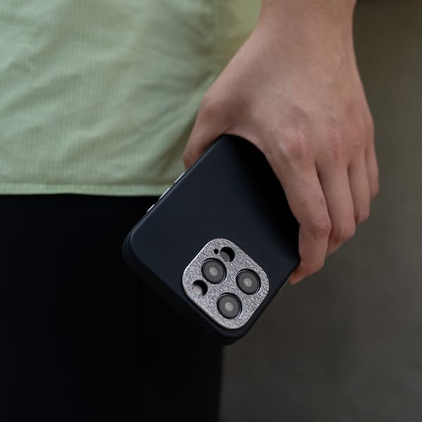 Moshi Napa MagSafe - iPhone 15 Plus læderetui (midnatssort)