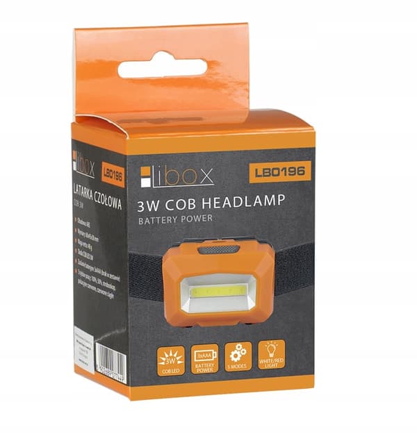 3W COB-batteristrålkastare LB0196 LIBOX