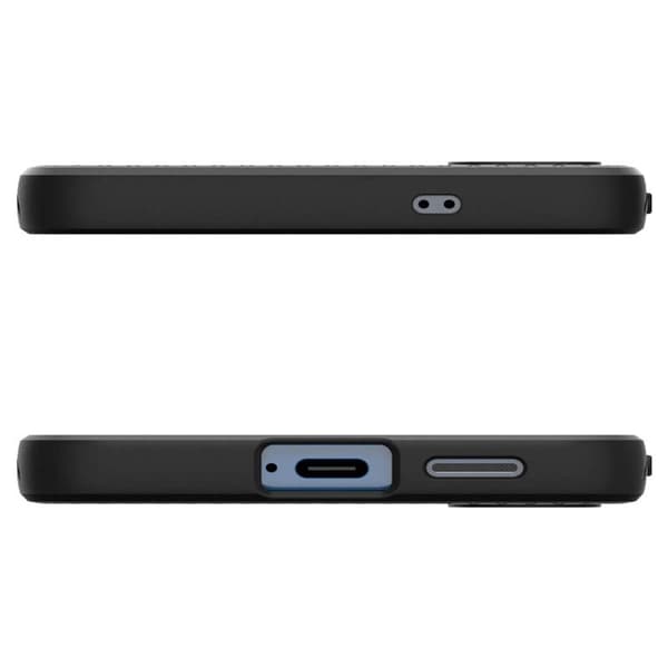 Spigen Liquid Air - Etui til Samsung Galaxy S25 (Mat Sort)