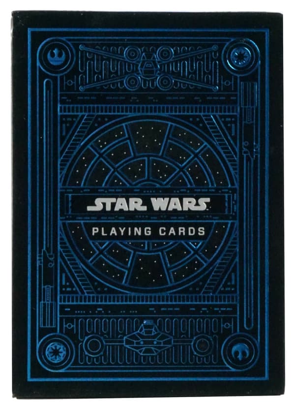 BICYCLE STAR WARS DARK SIDE LYSE SØLVBLÅ Spillekort 1 Sæt i Æske