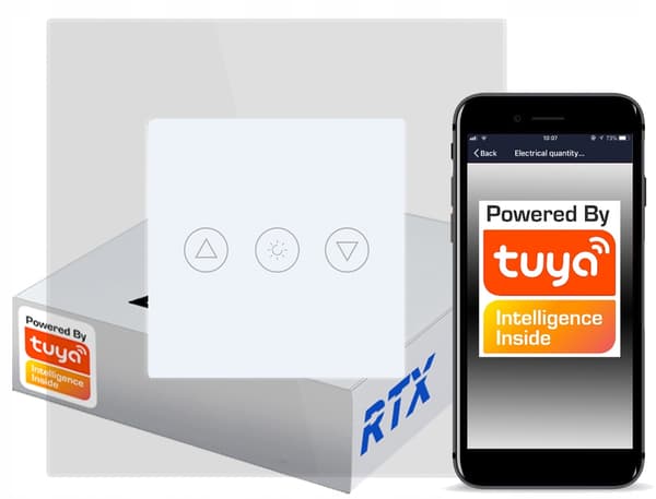 1-piirinen Touch Dimmer Bi. ZigBee TUYA RTX SH#