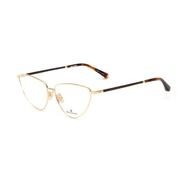 BELSTAFF DELMEREDORADO solglasögon. VIEW + CLIP-ON, Guld. Dam.