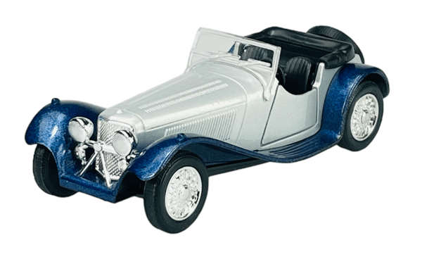 Welly OLD timer SS Jaguar 100 UTAN tak silver 1:34 98876