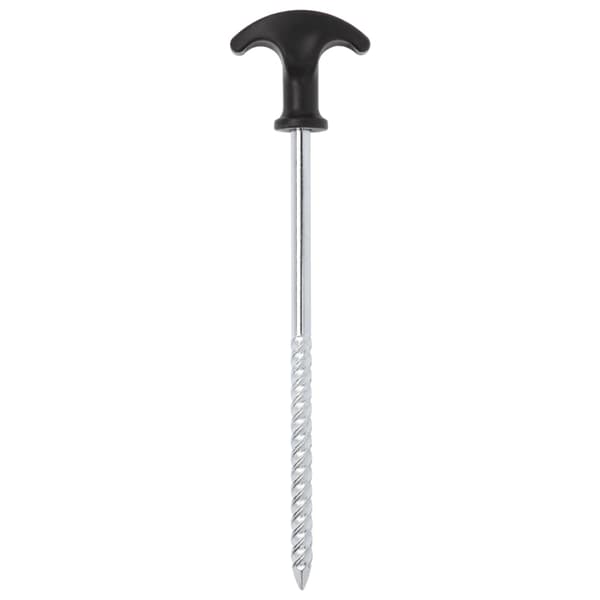 vidaXL Tältpinnar, 12 st, 20 cm, Ø7 mm, galvaniserat stål