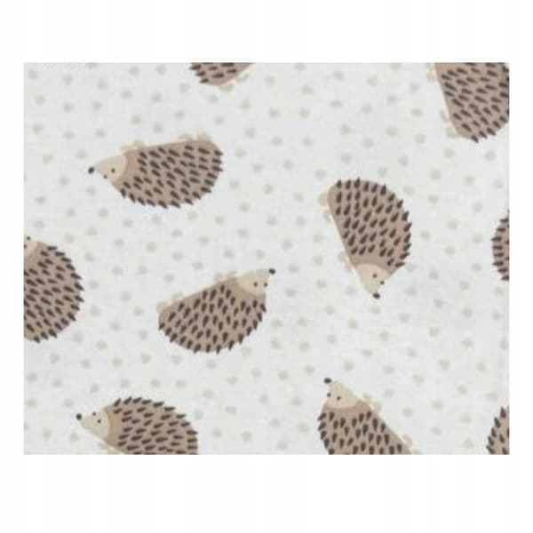 Body barn 92 långärmad 100% bomull igelkottar beige