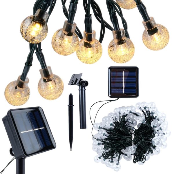 Solar LED haveguirlande 10 m 100 stk.