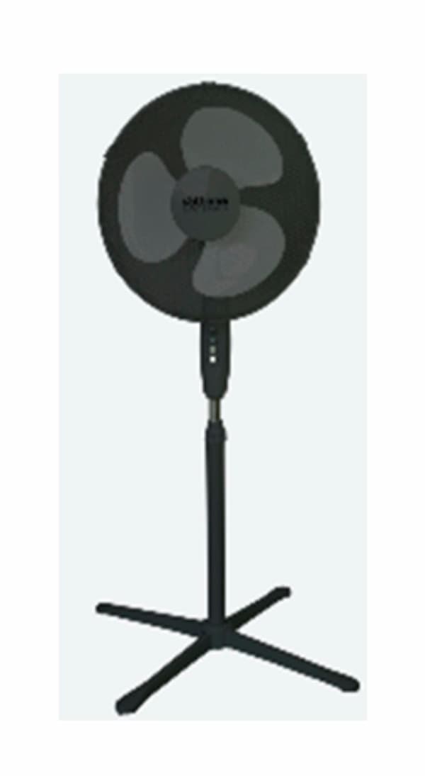 VOLTENO GULVVENTILATOR SORT 40CM KRYDSFODSEL