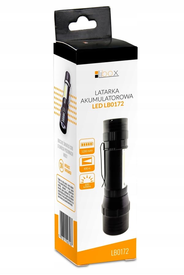 LB0172 LIBOX ladattava taskulamppu