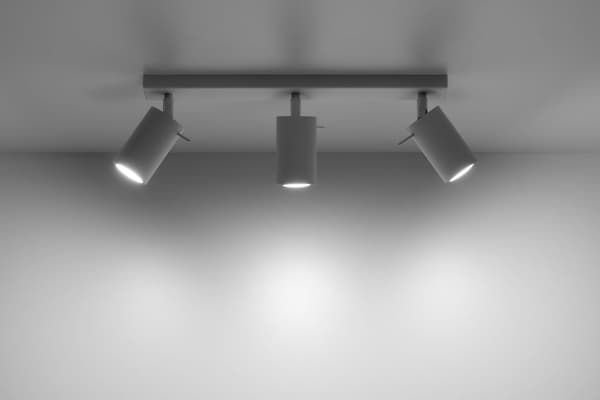 Loftlampe RING 3L hvid