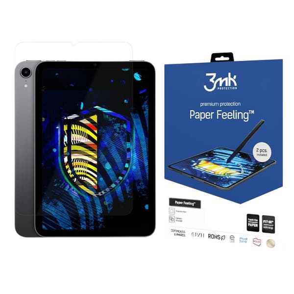 Apple iPad Mini 6/Apple iPad Mini 7 - op til 8,3" 3mk Papirfølelse