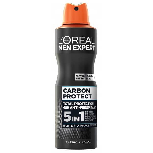 L'Oréal Men Expert 5i1 Carbon Protect Antiperspirant Spray Herr 250ml