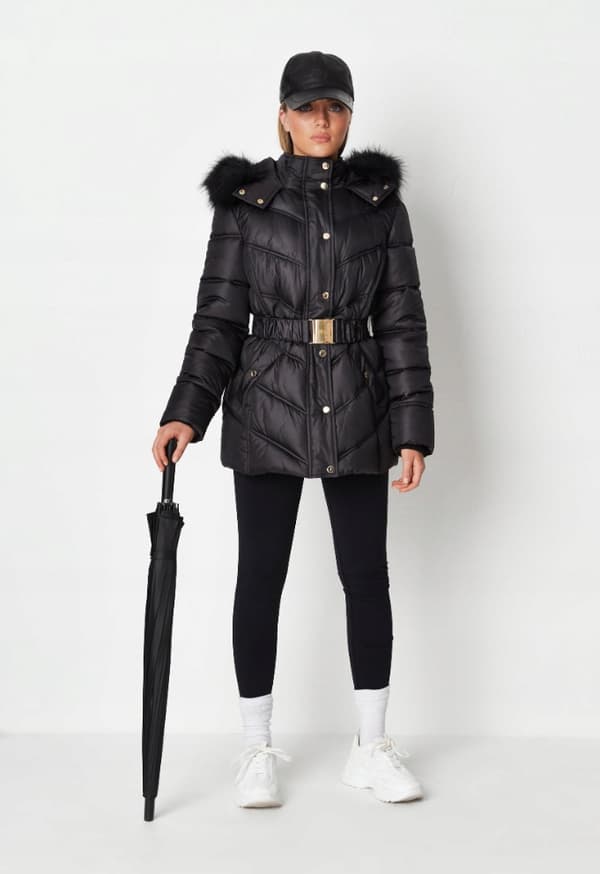 P0/BX2* MISSGUIDED SORT JAKKE TIL SLIM 36 36 3_
