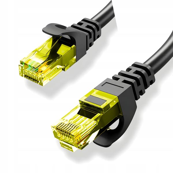 Patchcord U/UTP 6 RJ45 / RJ45 netværkskabel 30 m sort INTERN