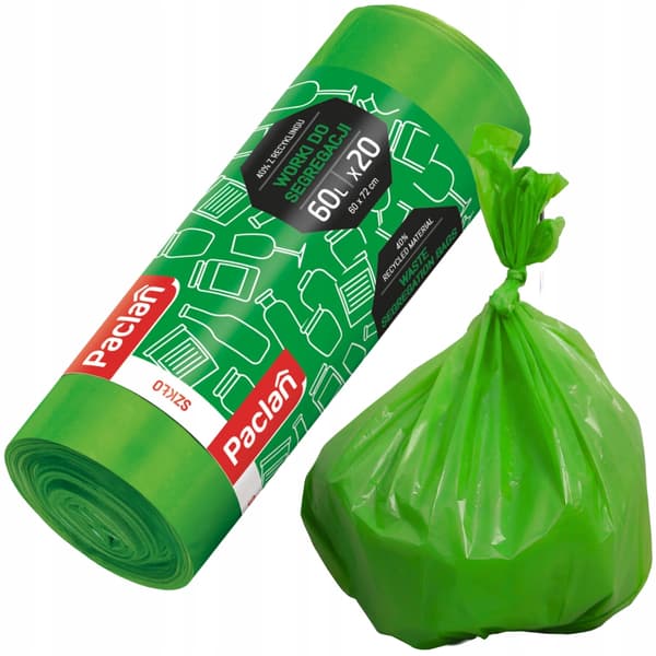 Paclan glaspose 60l 20 stk grøn 139400
