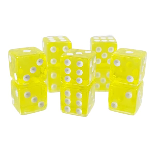 RPG Terninger Golden Ears Sekssidede D6 Terninger 1,6 cm