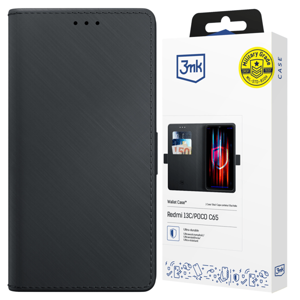 Redmi 13C/POCO C65 - 3mk Pung-cover
