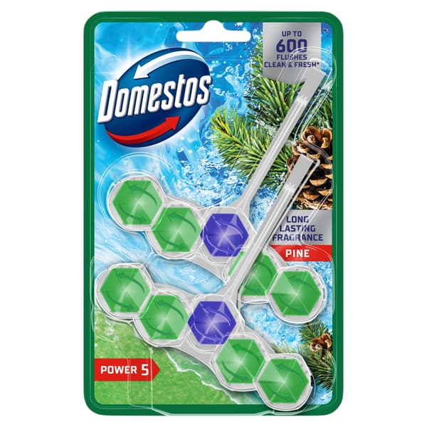 Domestos P5 Tallbitar 2x50g