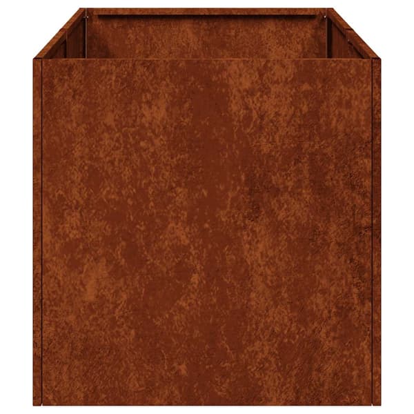 vidaXL rusten urtepotte 40x80x40 cm rustfrit stål