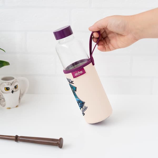 Harry Potter - Glasvattenflaska 500 ml (Hogwarts)