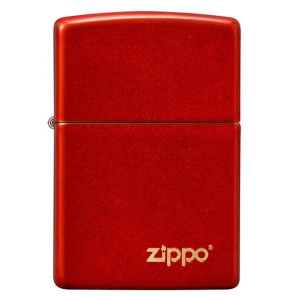ZIPPO RØD MAT LOGO LASERED 60005762 lighter