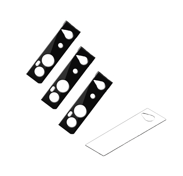 4x glas til kamera til Google Pixel 6 sort + gennemsigtig forstærket