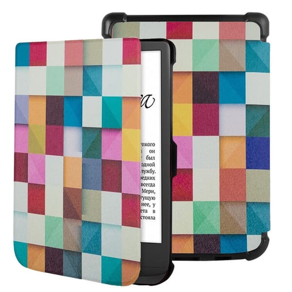 Grafisk etui til Pocketbook Touch Lux 4/5 627/616/628 (Square)