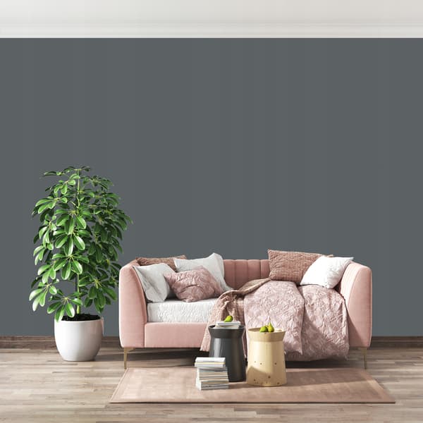 Latexmaling til vægge anthracit H0912 10L dyb mat