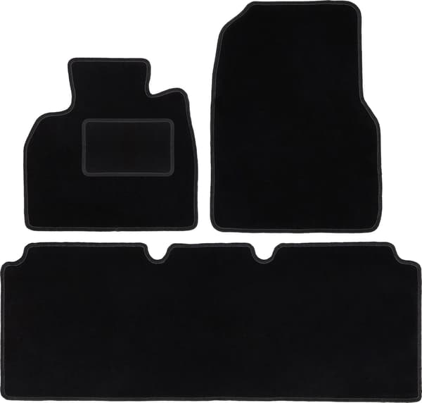 Velour bilmåtter sæt til: Renault Espace IV minivan (2002-2014)
