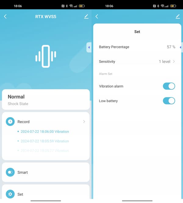 Tuya RTX Eco WiFi -iskunvaimennusanturi