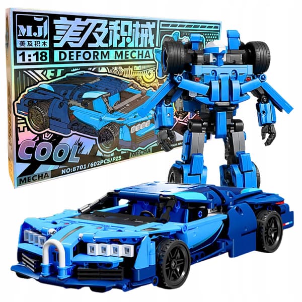 Rakennuspalikat Auto Robotti 2-in-1