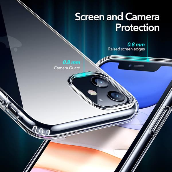 COVER TIL APPLE IPHONE 11 SILIKONE CLEAR BAGSIDER A2111