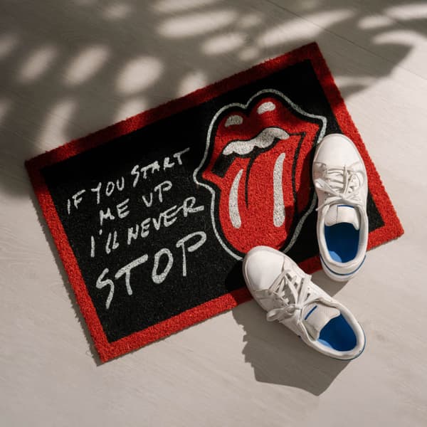 Rolling Stones - Dörrmatta (40 x 60 cm)