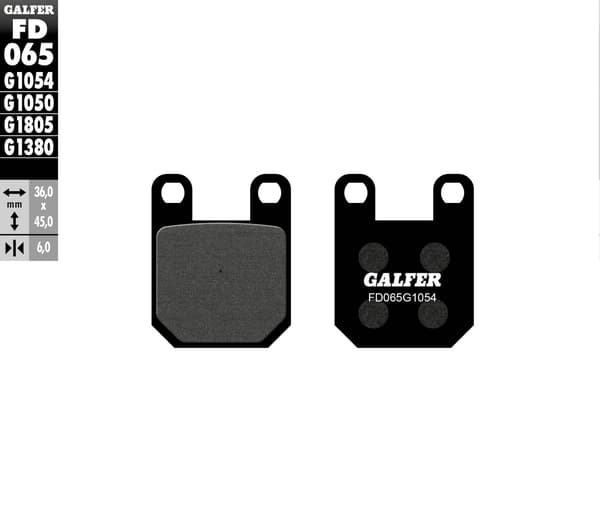 Galfer KH115 puolimetalliset jarrupalat