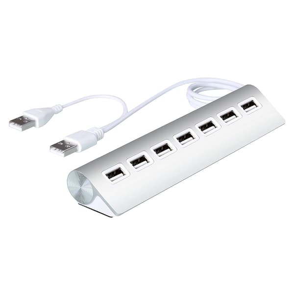 7-port USB 2.0 aluminium 1x7-splitter