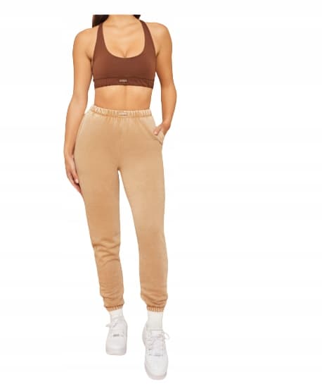 BO+TEE beige afslappede joggingbukser S 0A9F3_A* S 0_9 T3A
