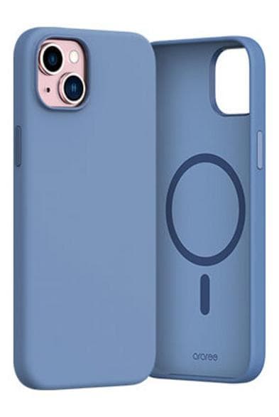 Etui ARAREE Typo Skin M iPhone 15 Plus Blå