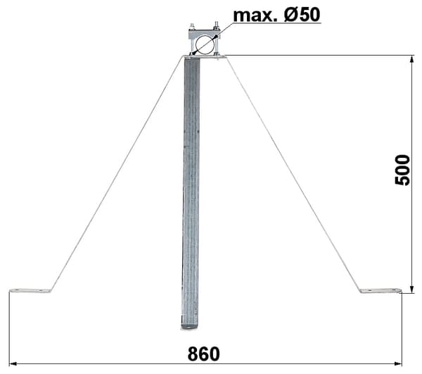 VÆGKLEMME OMP-50W50