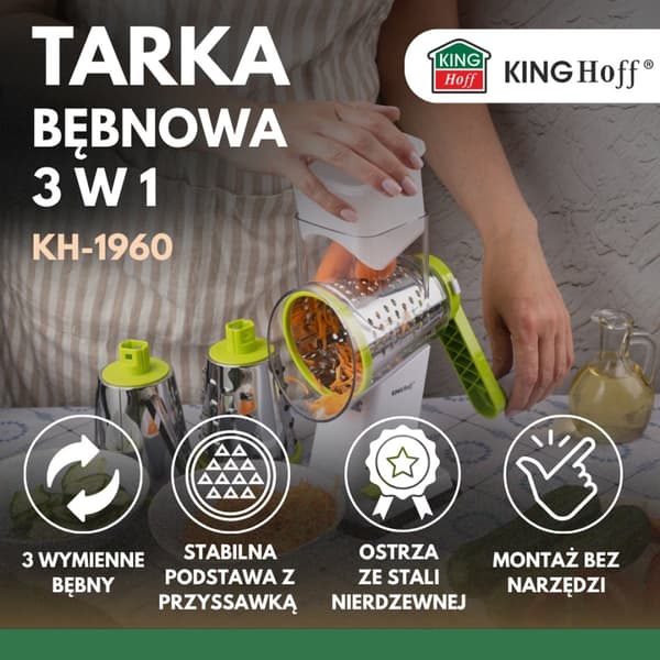 KINGHOFF KH-1960 RIVVÄG FÖR GRÖNSAKER OCH OST