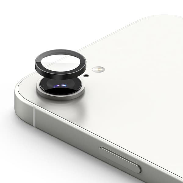 RINGKE KAMERAN RUUNUSSUOJA 2 KPL IPHONE 16E MUSTA