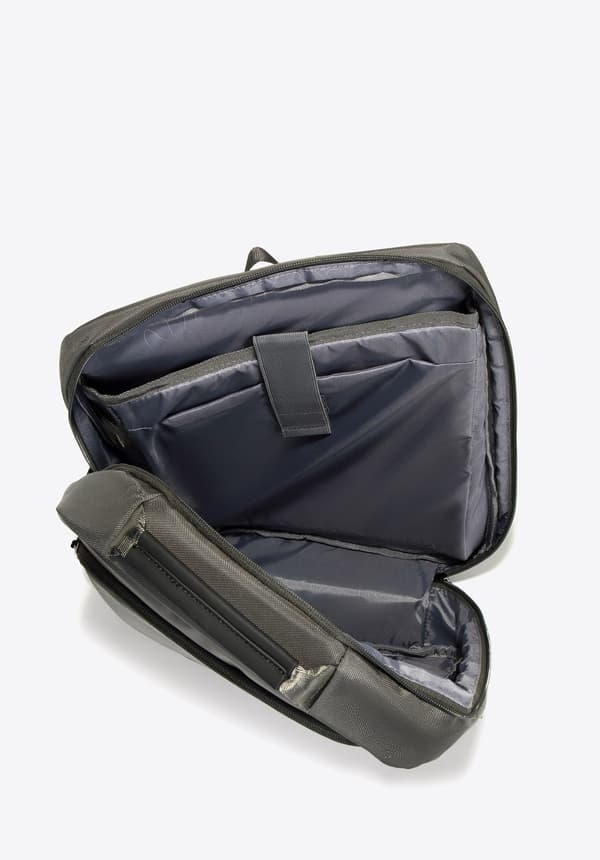 Wittchen Herr 15.6" Laptopryggsäck, Rak, för flyg, Grå, Grå Polyester
