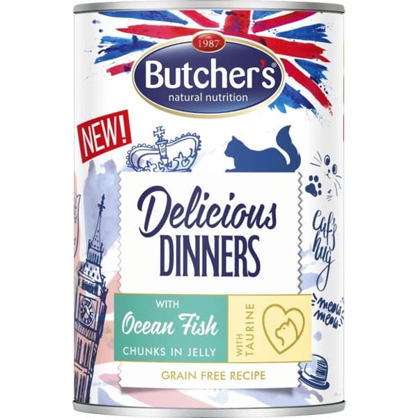 Butcher's Delicious Dinners våtfoder för katter 30 x 400 g