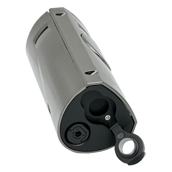 Ronson Volcano Graphite 4 -sytytin sikarirei'ittimellä