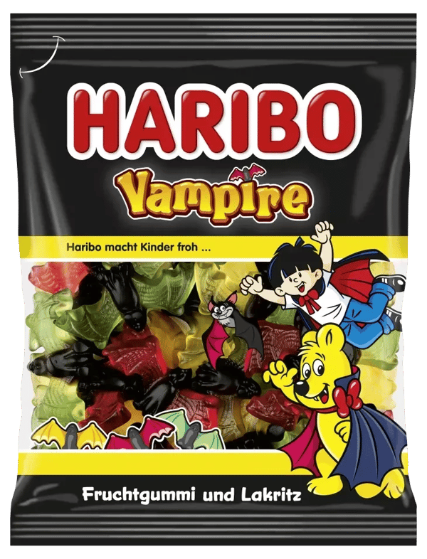 Haribo Vampire Gummies -karkit 175 g